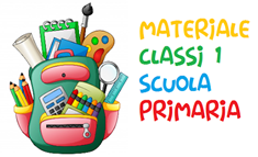Materiale scolastico classi prime  – Scuola Primaria